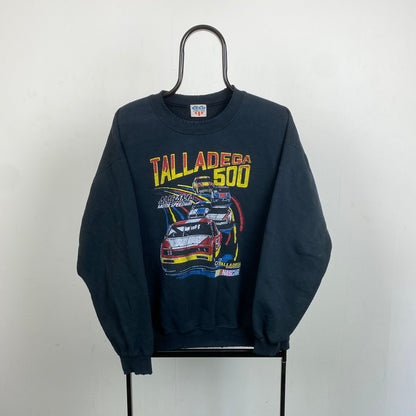 Retro Talladega Nascar Sweatshirt Black Medium