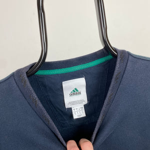 90s Adidas Equipment Sweatshirt Blue Small