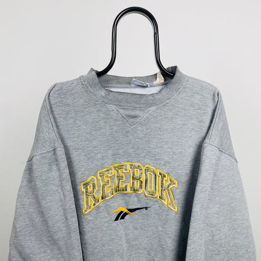 Retro Reebok Sweatshirt Grey XL