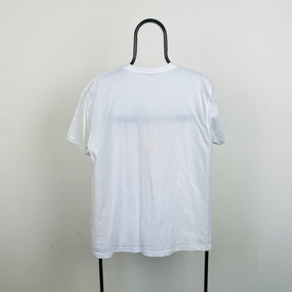 Retro Peach T-Shirt White Medium