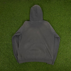 00s Nike Cotton Hoodie Jacket + Joggers Set Grey Medium