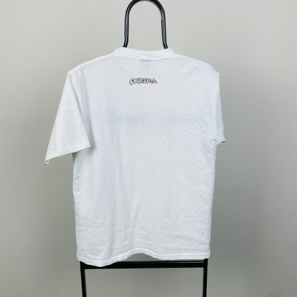 Retro Quiksilver T-Shirt White Small
