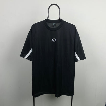 00s Nike Football Shirt T-Shirt Black XL