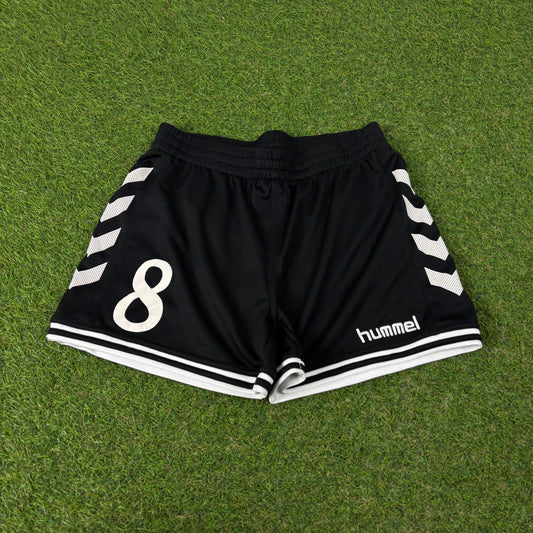 00s Hummel Football Shorts Black Small