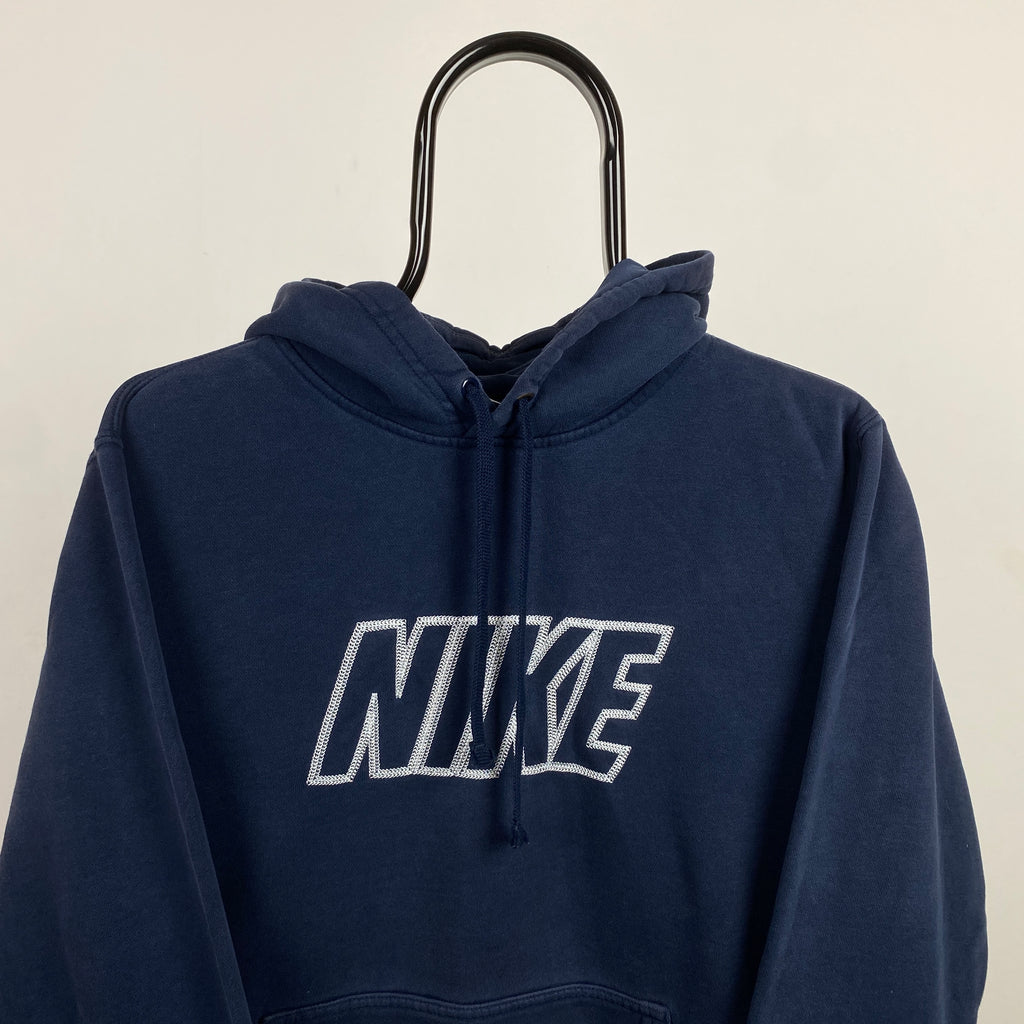 00s Nike Hoodie Blue Medium