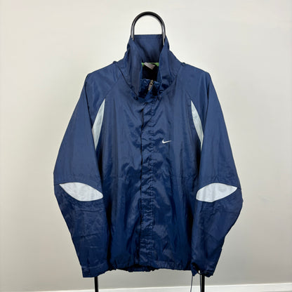 00s Nike Shox Windbreaker Jacket Blue Medium