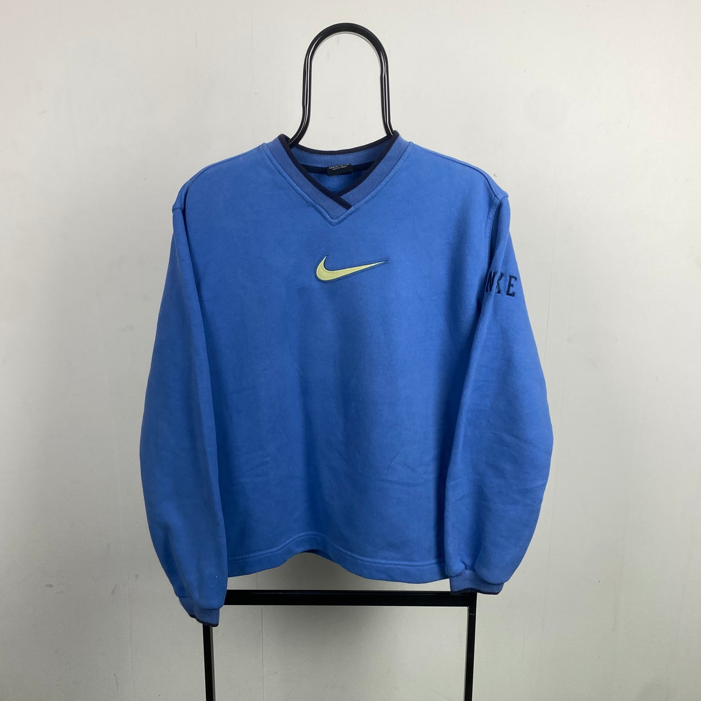 90s Nike Sweatshirt Blue Medium