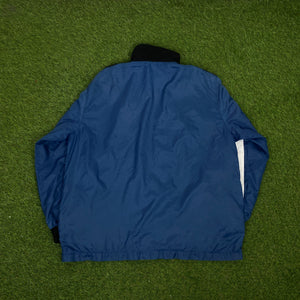 90s Nike Piping Tracksuit Jacket + Joggers Set Blue Large – Clout