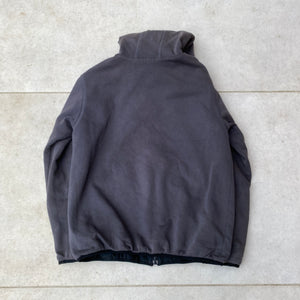 00s Nike Reversible Fleece Coat Jacket Black Small