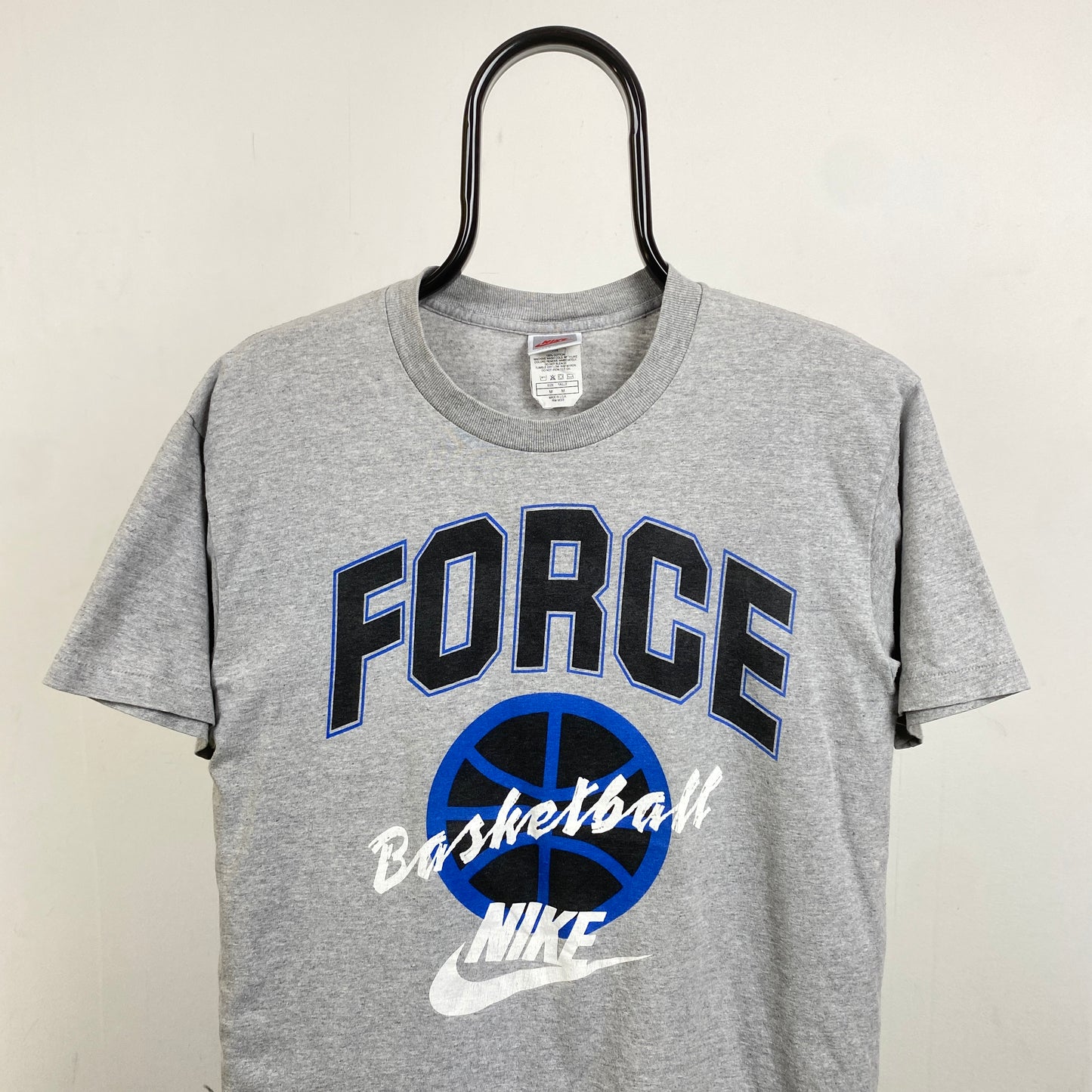 90s Nike Basketball T-Shirt Grey Medium