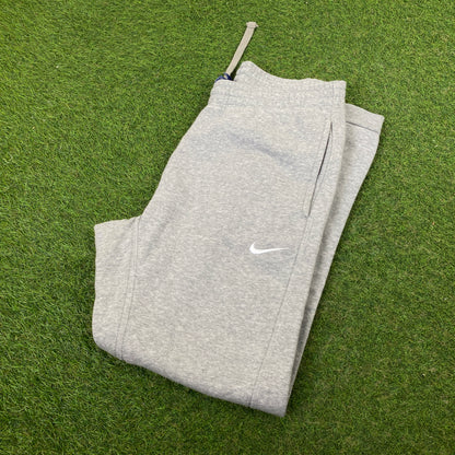 00s Nike Cotton Joggers Grey Medium