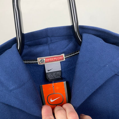 00s Nike Heavyweight Hoodie Blue Small