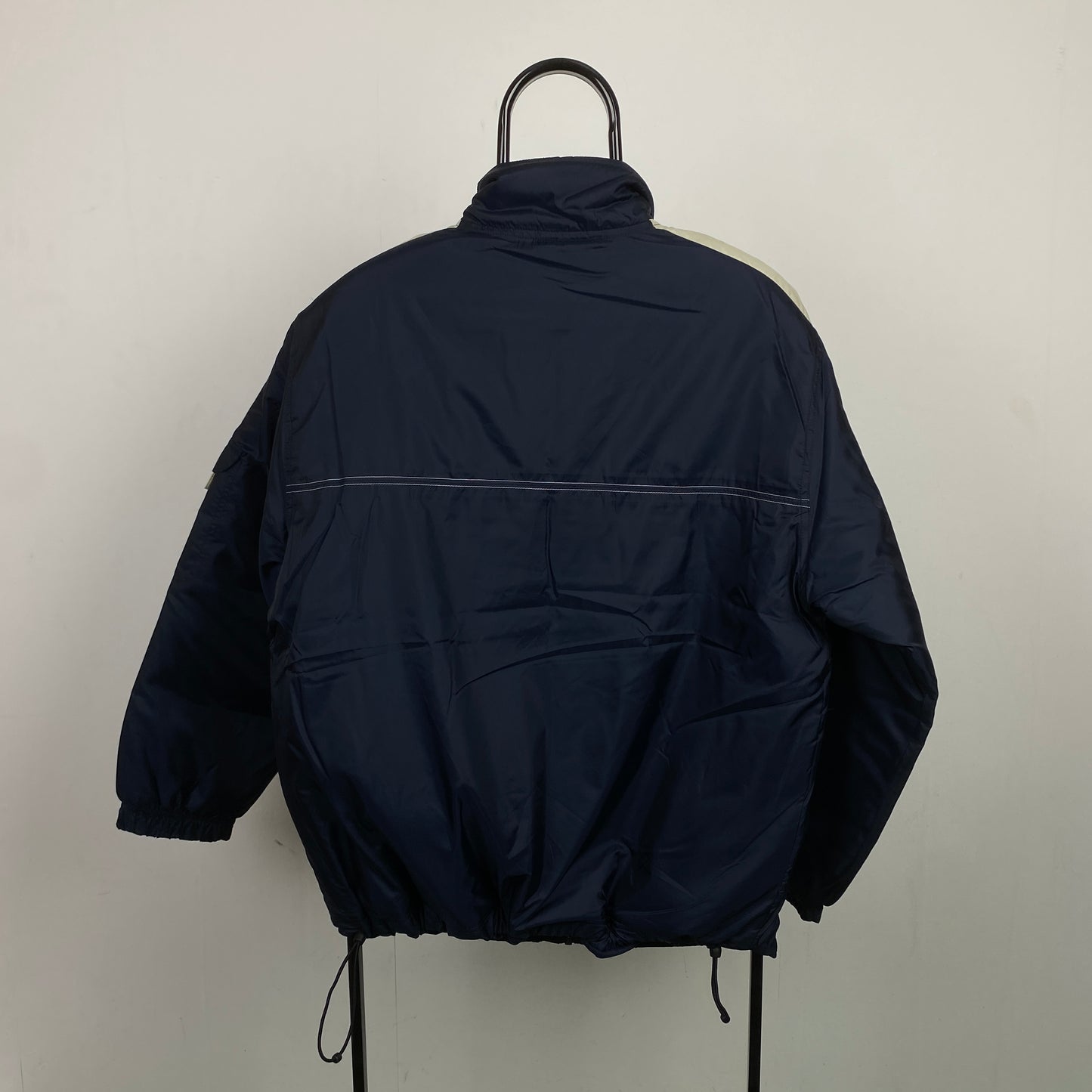 90s Nike Puffer Jacket Blue Large