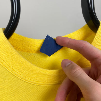 80s Nike T-Shirt Yellow XS