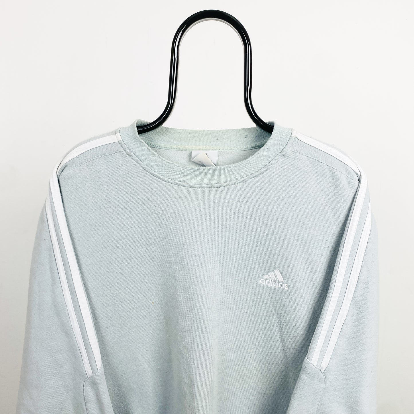 00s Adidas Sweatshirt Light Blue XL