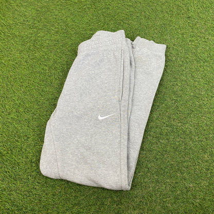 00s Nike Cotton Joggers Grey Small