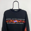 Retro 90s Hot Rod Sweatshirt Black Small