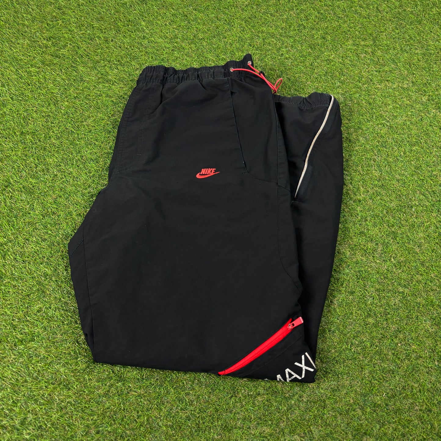 00s Nike Air Max Piping Joggers Black Medium