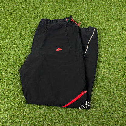 00s Nike Air Max Piping Joggers Black Medium