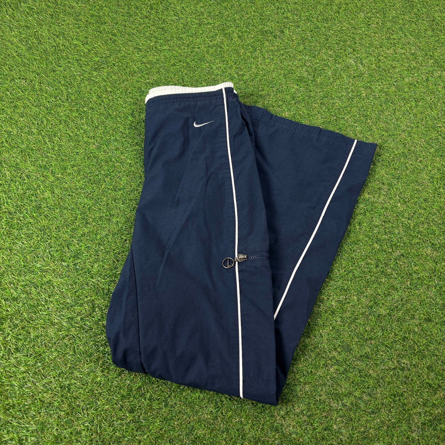 00s Nike Piping Joggers Blue Small