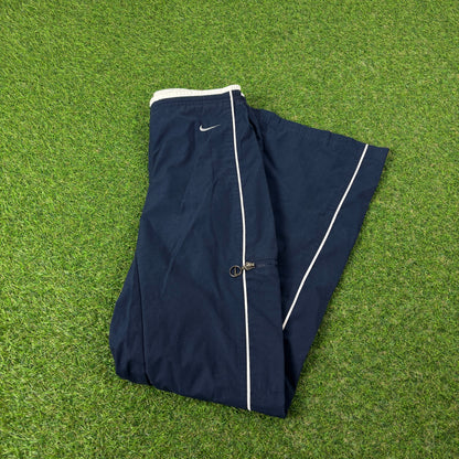 00s Nike Piping Joggers Blue Small