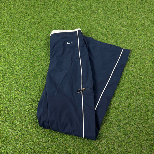 00s Nike Piping Joggers Blue Small