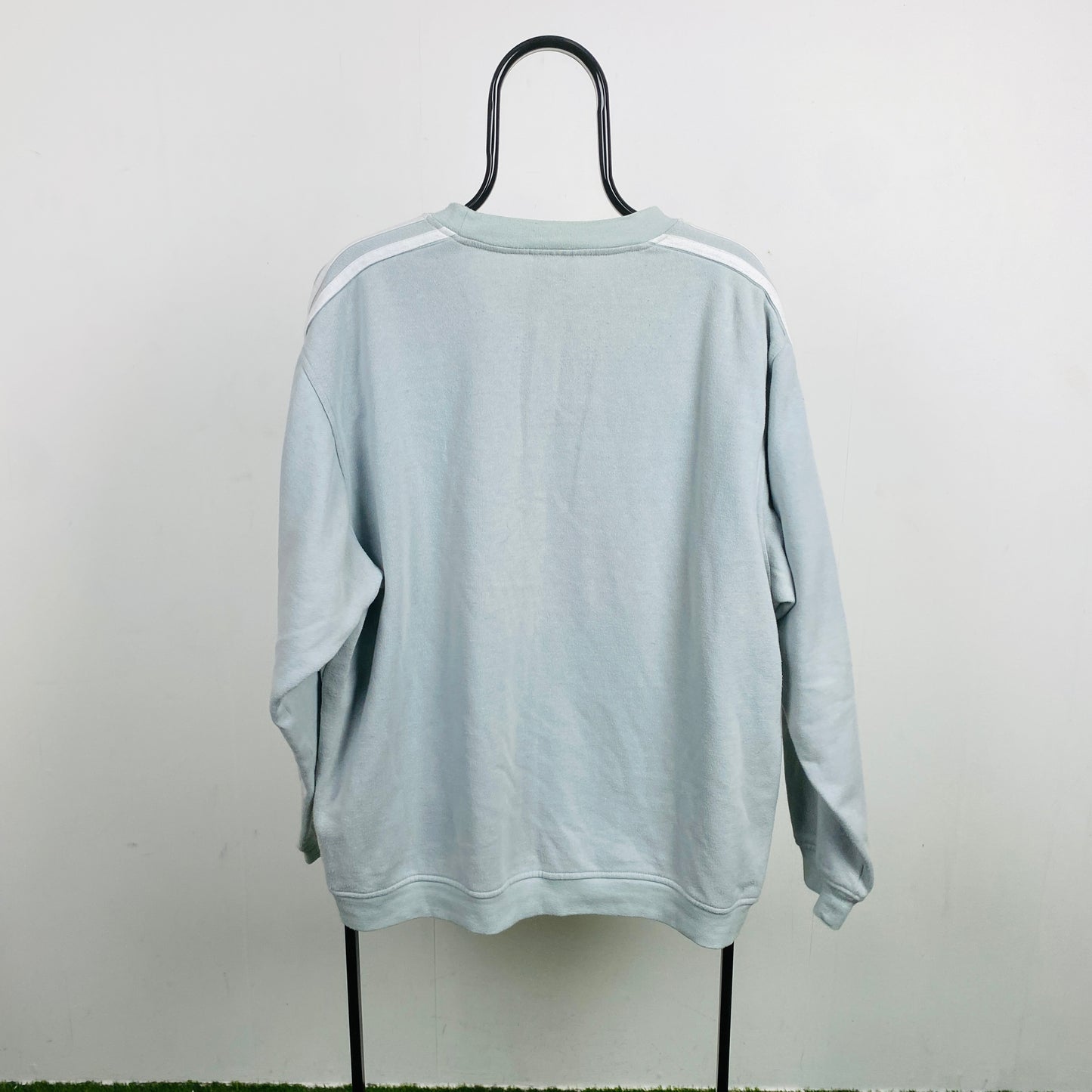 00s Adidas Sweatshirt Light Blue XL