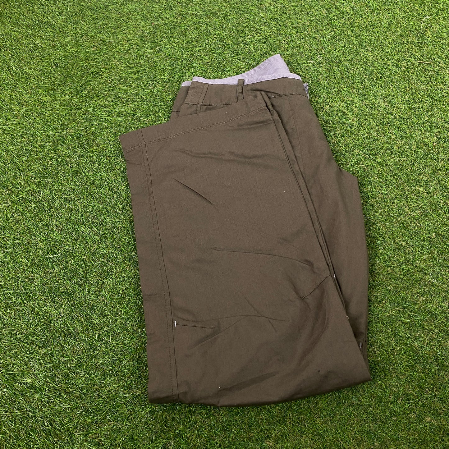 00s Nike Cargo Trousers Joggers Brown Small