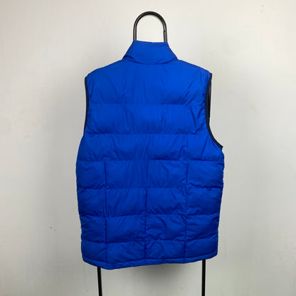 00s Nike Reversible Puffer Jacket Blue Large