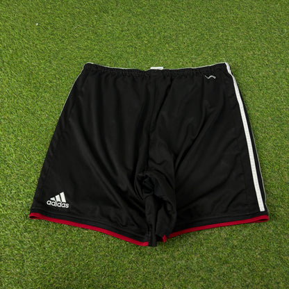 00s Adidas Bayern Munich Football Shorts Black Large