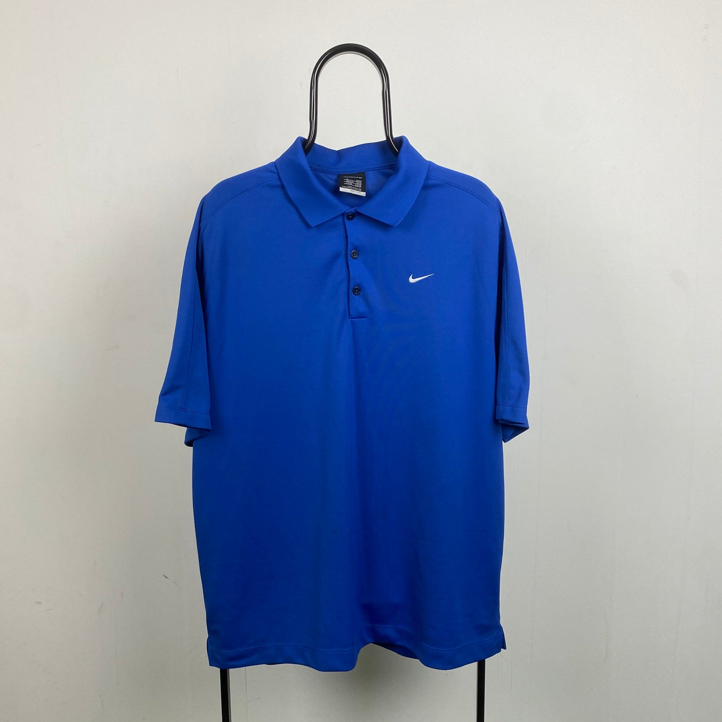 00s Nike Golf Polo Shirt T-Shirt Blue XL