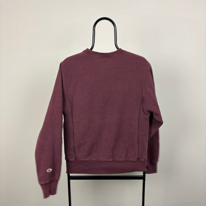 90s Champion Sweatshirt Purple XS