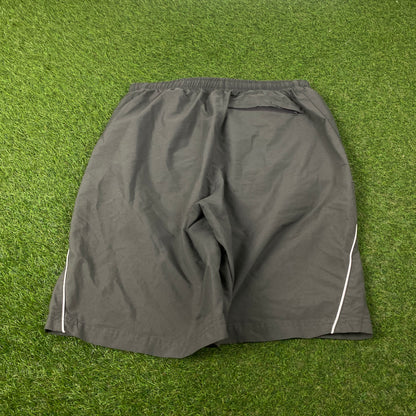 00s Nike Piping Shorts Grey Large