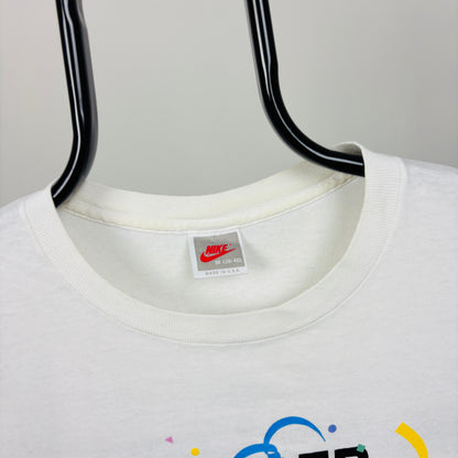 90s Nike Boulder Marathon T-Shirt White Medium