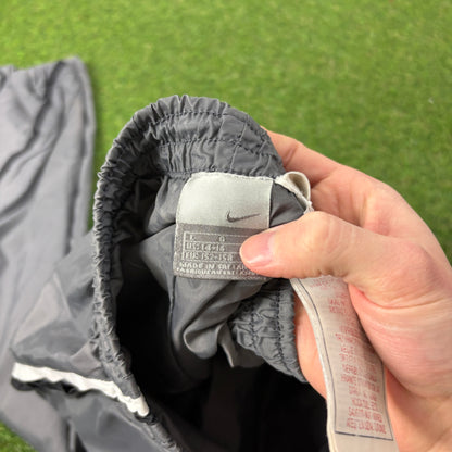 00s Nike Hex Piping Joggers Grey Small