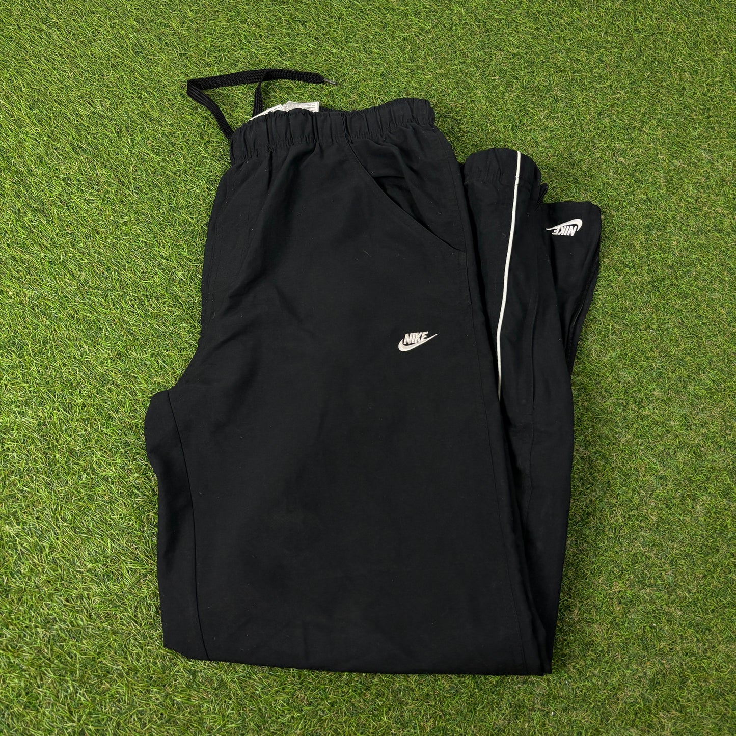 00s Nike Piping Joggers Black Medium
