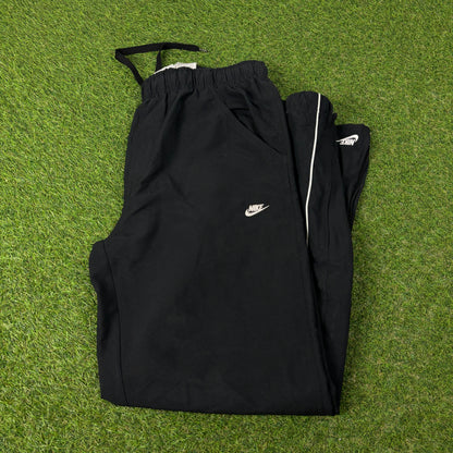 00s Nike Piping Joggers Black Medium