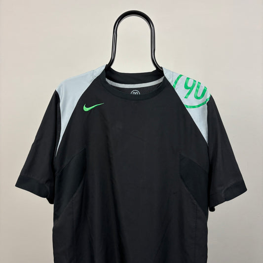 00s Nike T90 Football T-Shirt Black Large