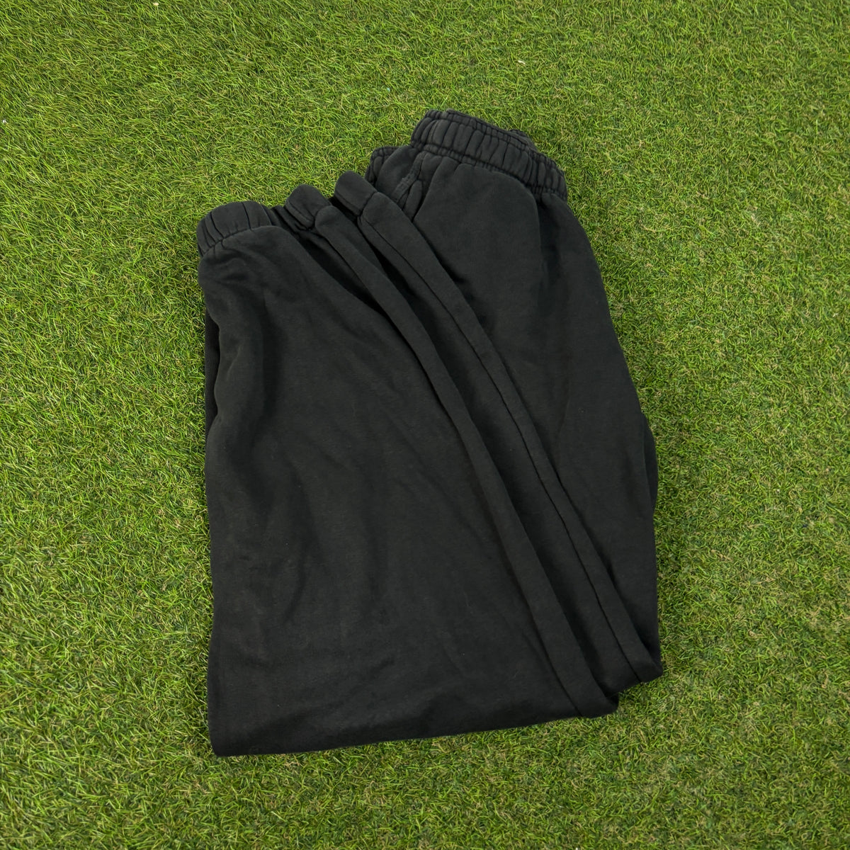 00s Nike Wide Leg Cotton Joggers Black XS