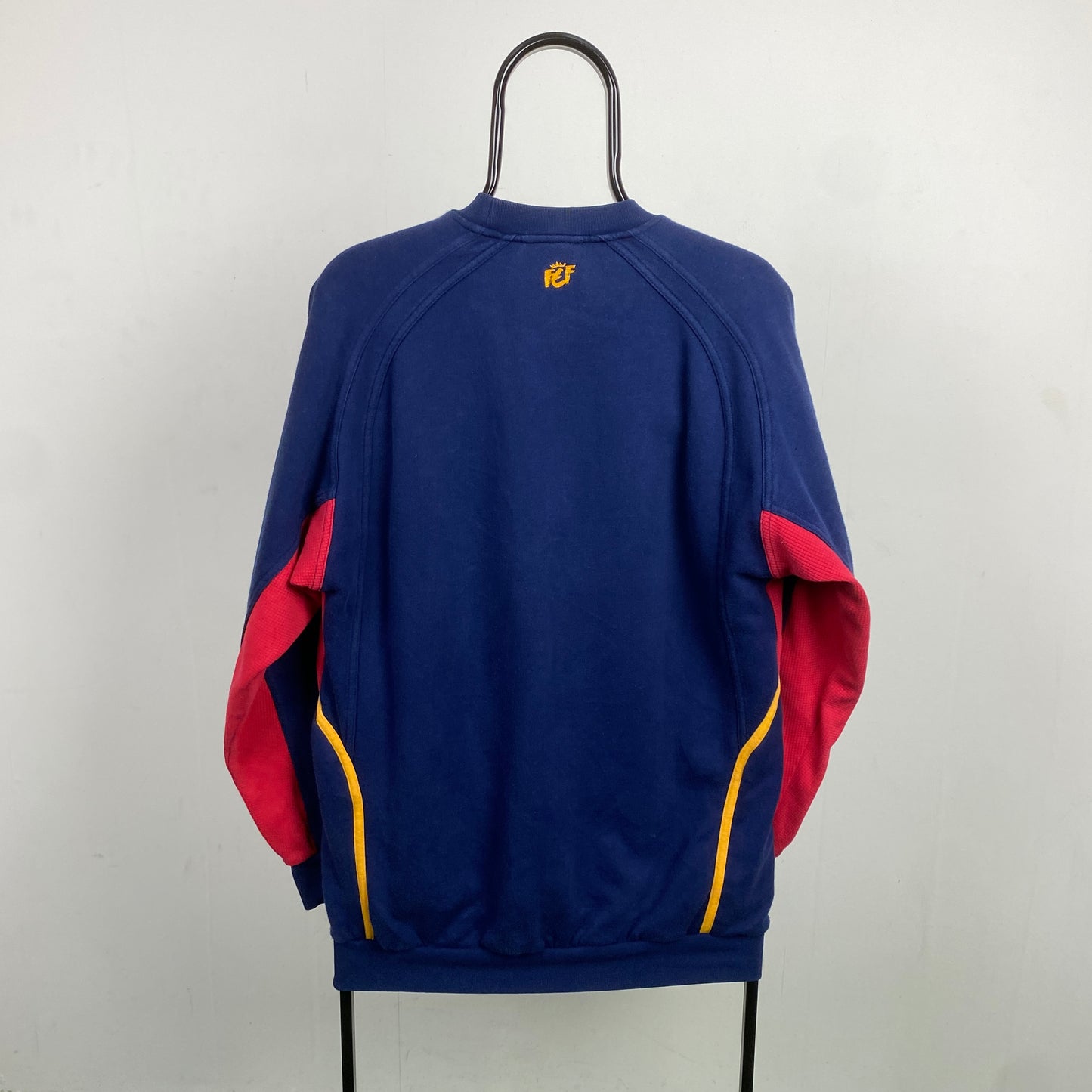 90s Adidas Spain Football Sweatshirt Blue XL