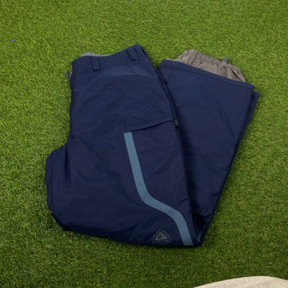 00s Nike ACG Ski Salopettes Trousers Joggers Blue Medium