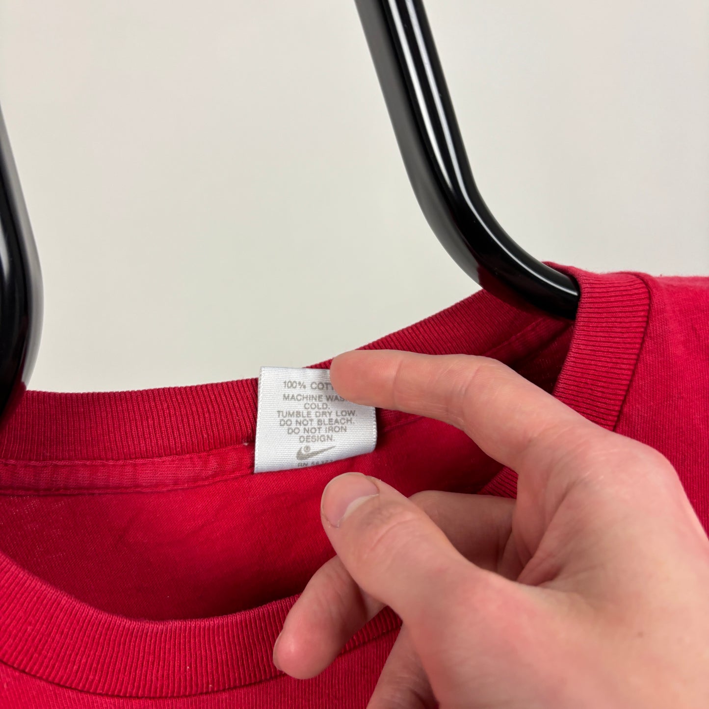 90s Nike Jordan T-Shirt Red Medium