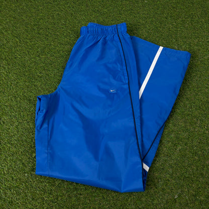 00s Nike Hex Piping Joggers Blue Small
