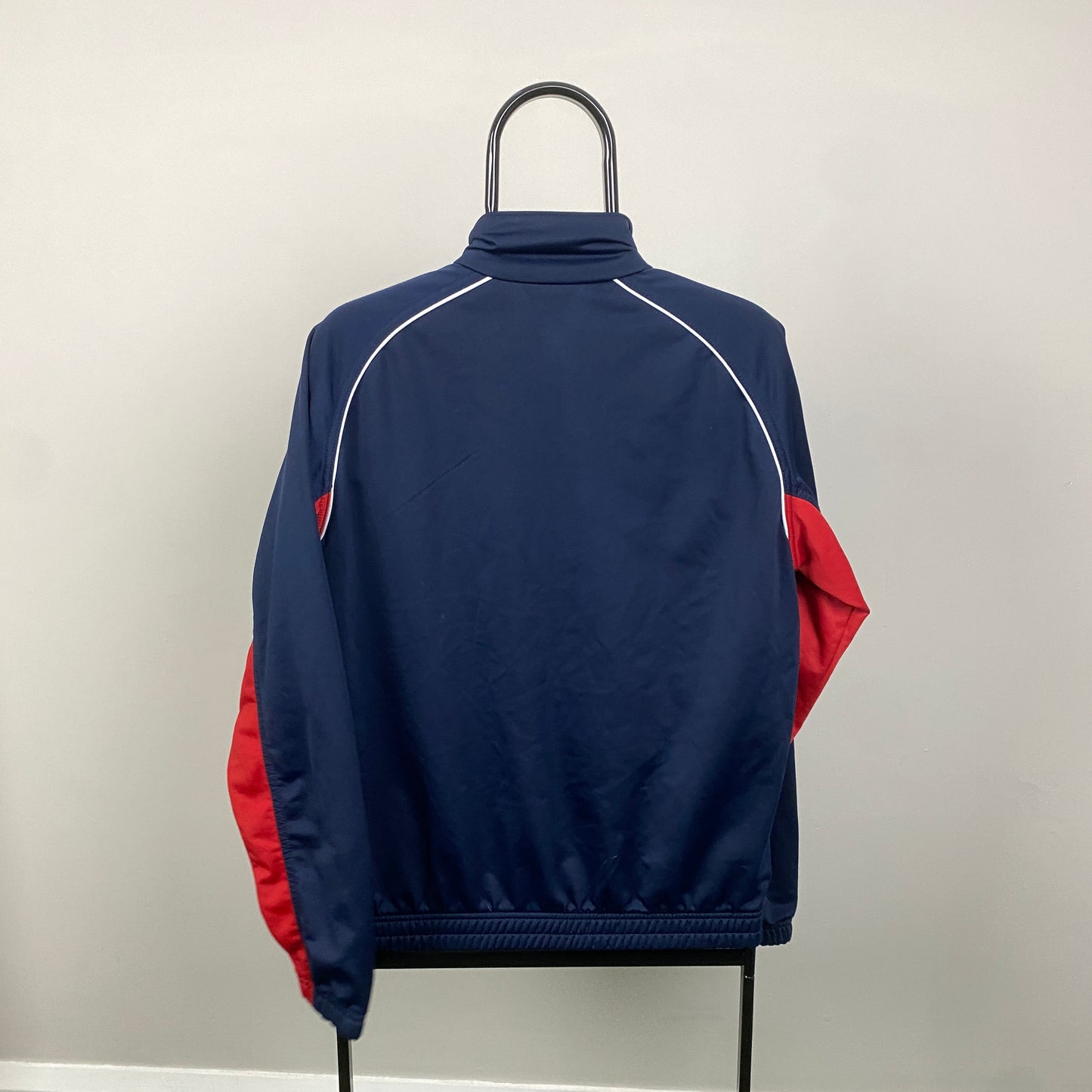 00s Nike Piping Windbreaker Jacket Blue Medium