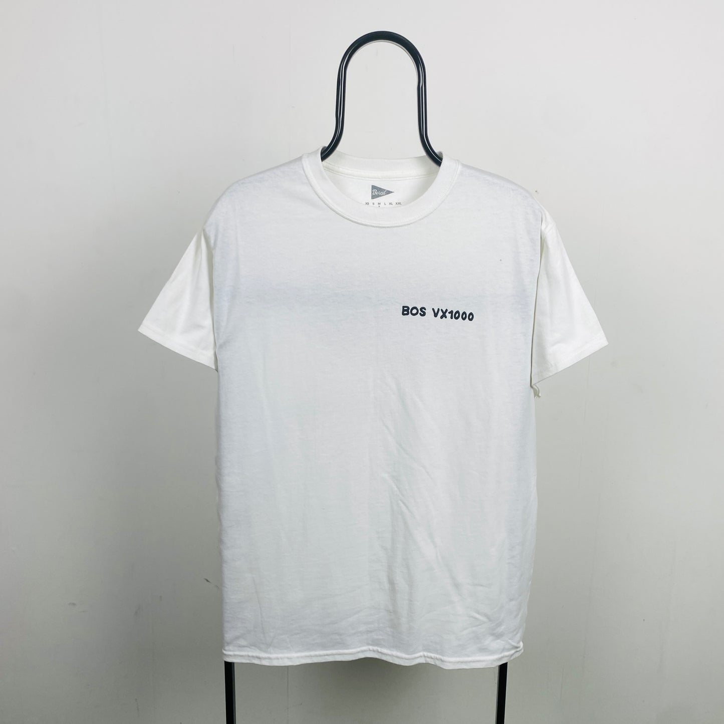 Retro Bored Of Southsea VX100 T-Shirt White Medium