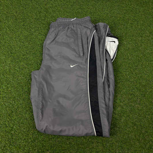 00s Nike Piping Joggers Grey Medium