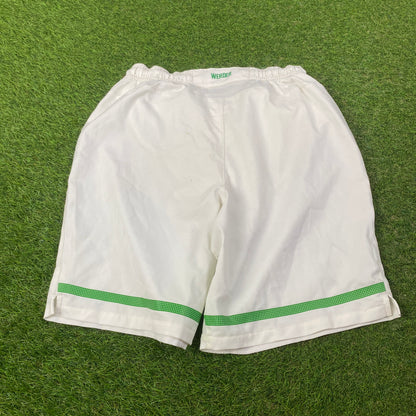 00s Nike Wolfsburg Football Shorts White Mediumr