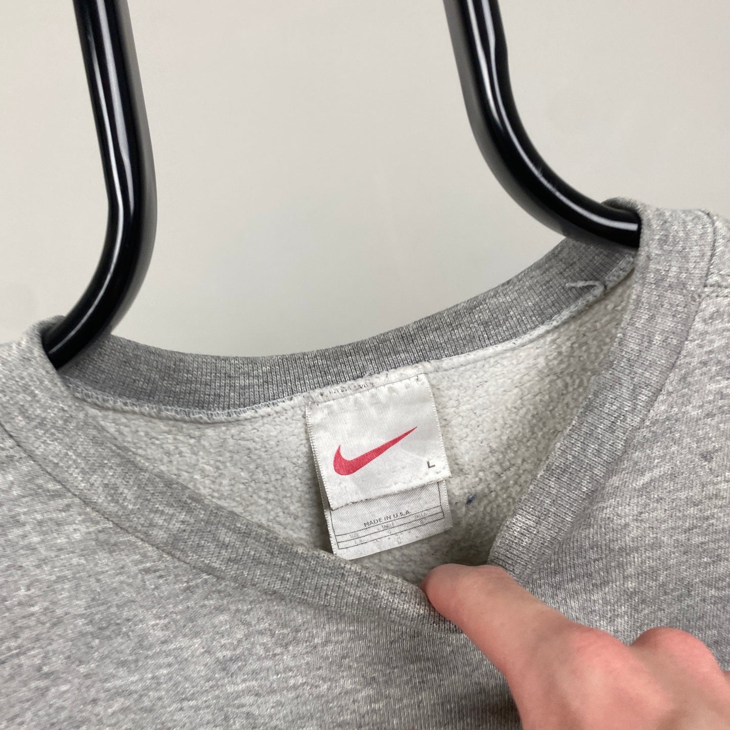 90s Nike Sweatshirt Grey Womens Large