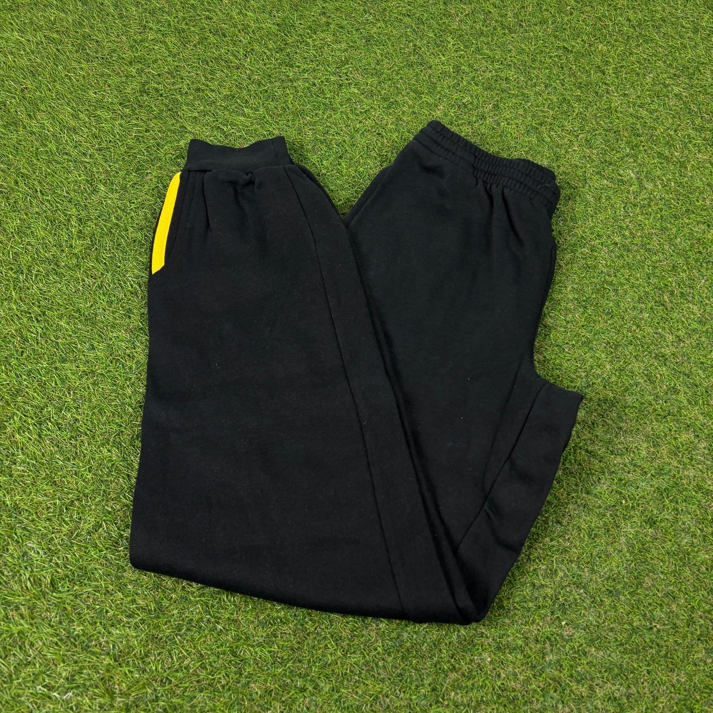 90s Adidas Cotton Joggers Black XS
