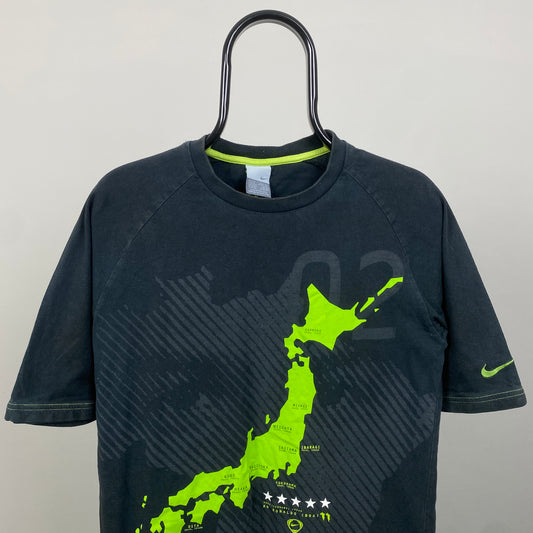 2002 Nike Japan World Cup Brazil T-Shirt Black Medium